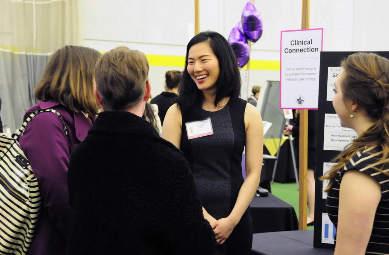 Grace Lee and Paige Christie at the 2015 Draper Competition 