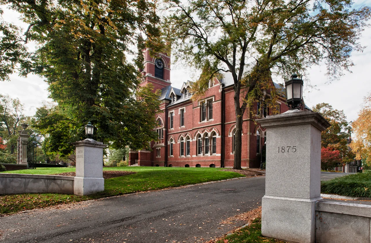 College Hall front drive