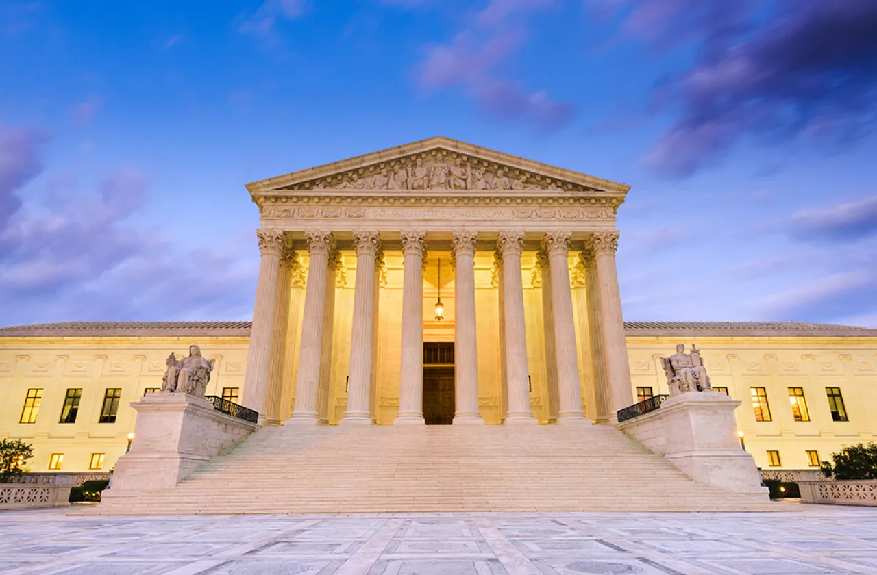 Exterior of the US Supreme Court