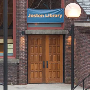 Josten Library front entrance