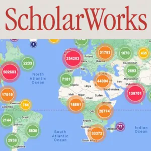 Smith ScholarWorks logo and map