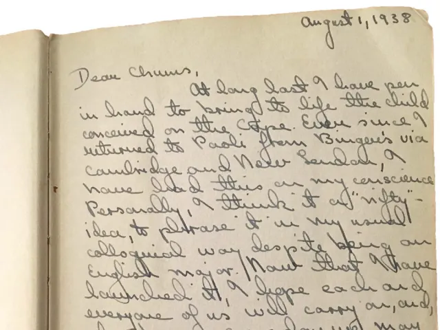 handwritten letter, transcribed below