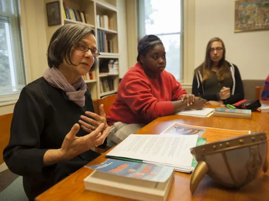 Justina Gregory teaching