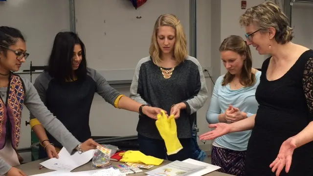 Smith parent Merrill Hesch has been diagnosed with MS and takes part in an Interterm class on MS drug discovery