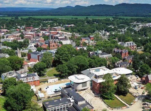 Overhead view of Neilson Library