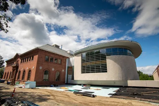 Neilson Library under construction