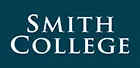 Smith College logo, white type on a paradise blue background, for email signatures