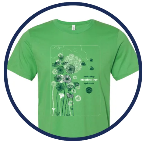 Photo of the green Meadow Day t-shirt
