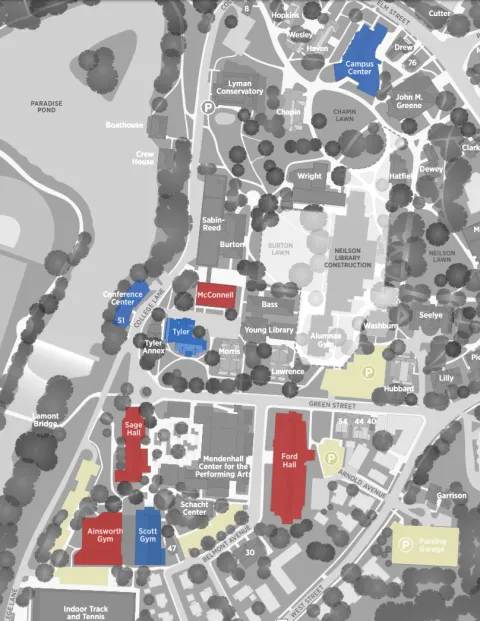 A map of Smith's Campus
