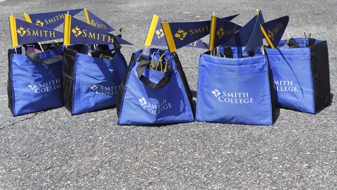 Gift bags given to graduating seniors by the Cape Cod Smith club