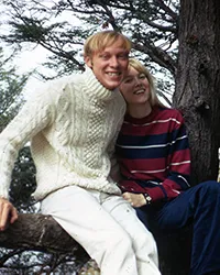 Ann Masten with future husband Steve in 1969