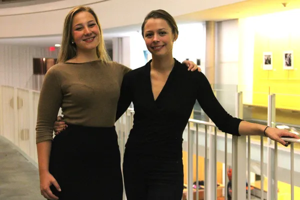 Katie Meyer and Tessa Hitchcock-Smith