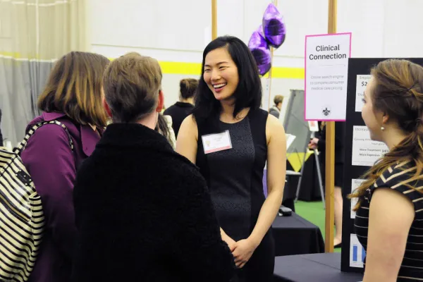 Grace Lee and Paige Christie at the 2015 Draper Competition 
