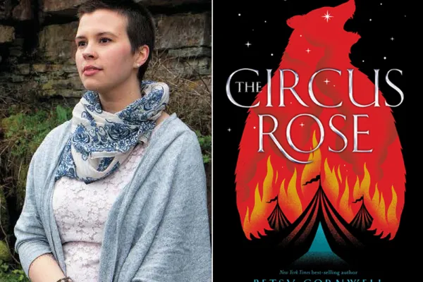 Betsy Cornwell and cover of Circus Rose