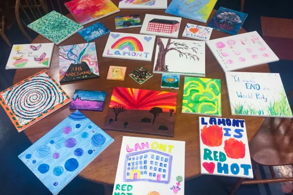 Art works about Lamont House