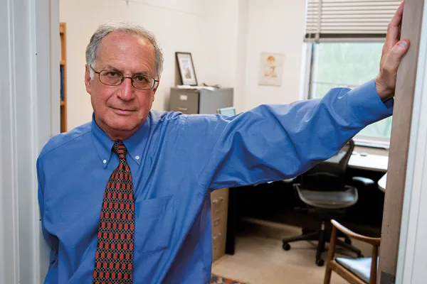 Dan Horowitz in the door to his office
