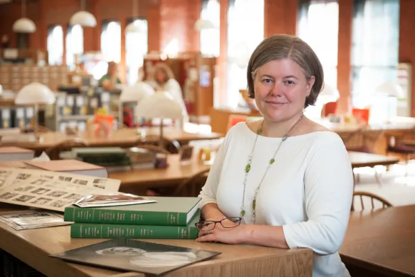 Elizabeth Myers, director of special collections for Smith College Libraries