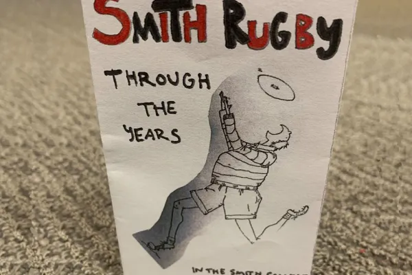 Cover of a zine, "Smith rugby through the years"