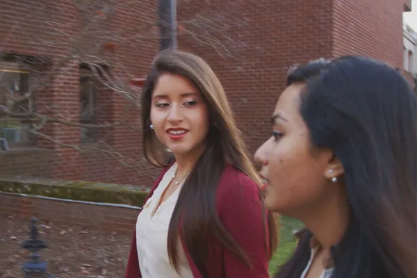 Smith seniors Maria Moscoso (left) and Ridwana Fairuz, who were enrolled in a Tuck business program last summer, are excited to see a similar program starting at Smith in May.