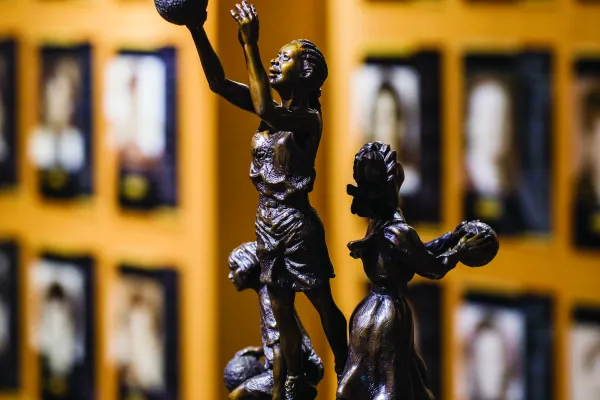 Benson Trophy at Women's Basketball Hall of Fame