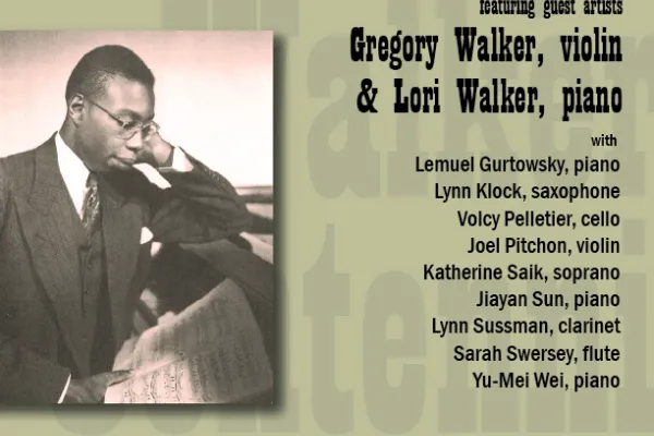 George Walker Centennial poster