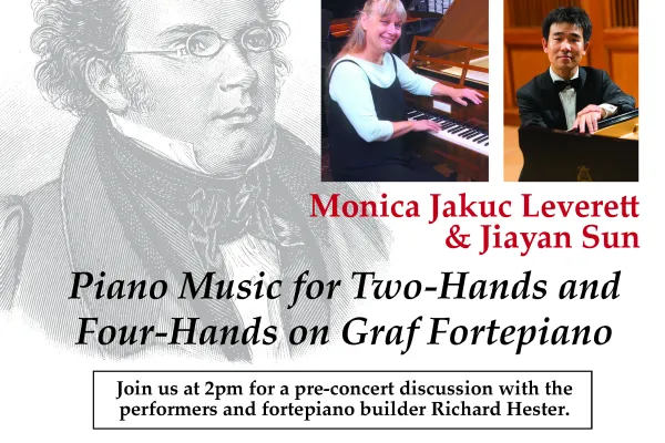 Poster of Schubertiade event on November 7, 2021