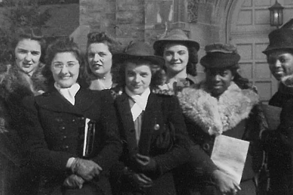 Girl Reserve conference delegates from Passaic March 1940