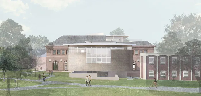 Maya Lin Design, Neilson Library, north elevation, 2019