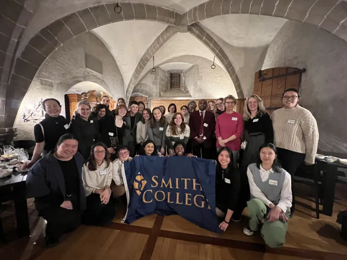 Smith alums and students in Geneva.
