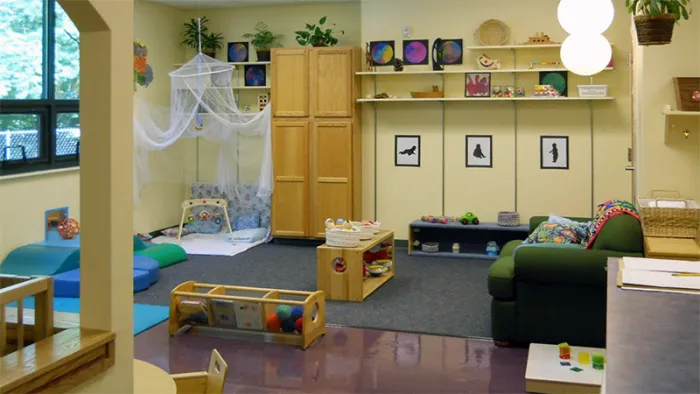 One of the infant-toddler classrooms