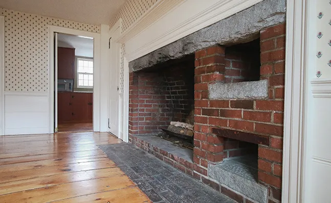 Fireplace in the Sophia Smith House