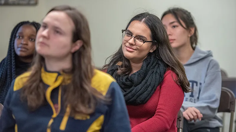 Students at Lazarus Center workshop