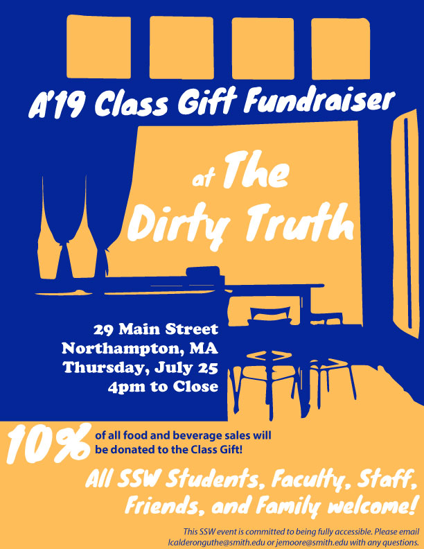 A'19 Class Gift Fundraiser at The Dirty Truth