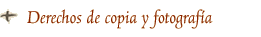 Derechos de copia y fotografía