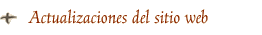 Actualizaciones del sitio web